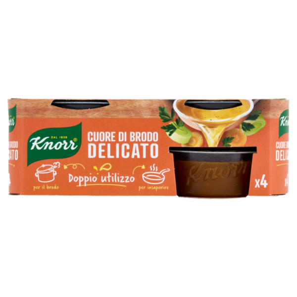 Knorr Cuore di Brodo Delicato 4 x 28 g