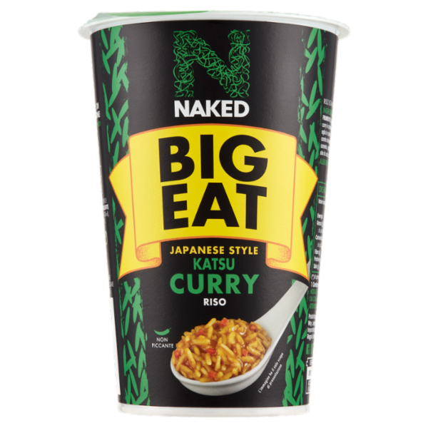 Naked Japanese Style Big Eat Katsu Curry Riso 104 g