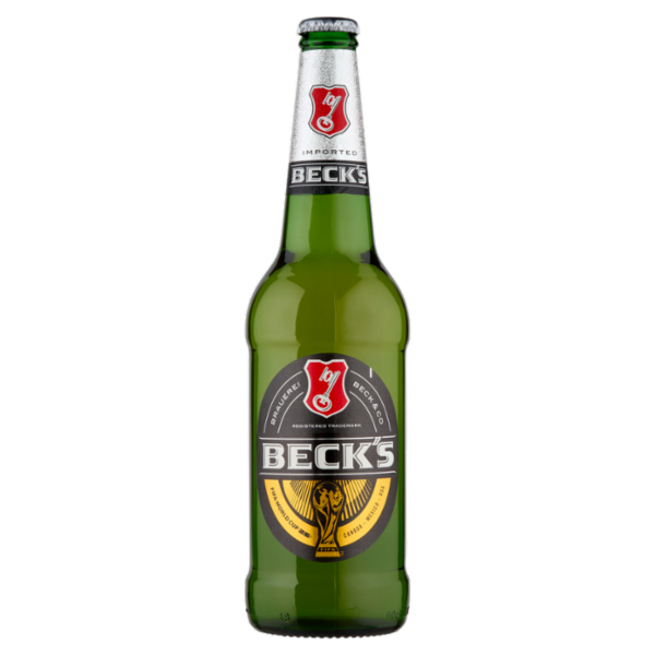 BECK'S Birra pilsner tedesca bottiglia grafica FIFA 60cl