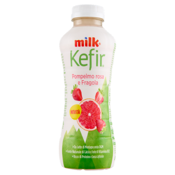 Milk Kefir Pompelmo rosa e Fragola 480 g
