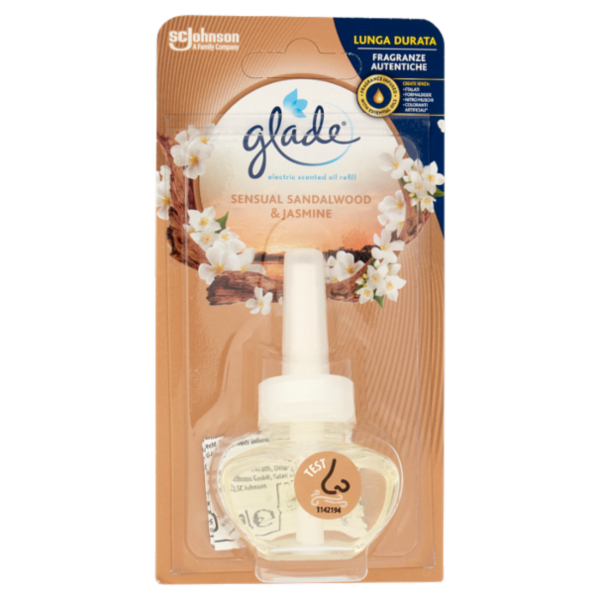 Glade Liquido Elettrico Ricarica Sandalo di Bali e Gelsomino 20ml