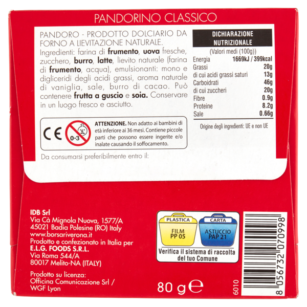 Dolce&Toys Pandorino Sorpresa Lyon 80 g