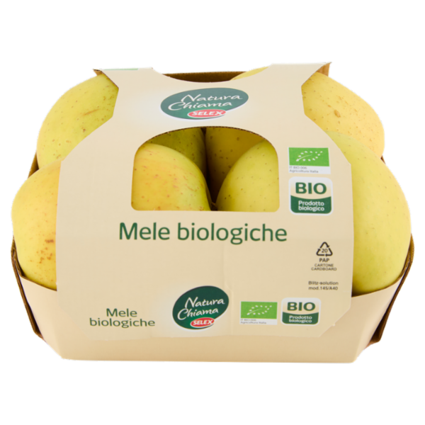Selex Natura Chiama Mele Golden Delicius Calibro 70/80 Biologiche 800 g
