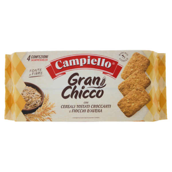Campiello Gran Chicco con Cereali Tostati Croccanti e Fiocchi d'Avena 410 g