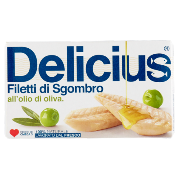 Delicius Filetti di Sgombro all'olio di oliva 90 g