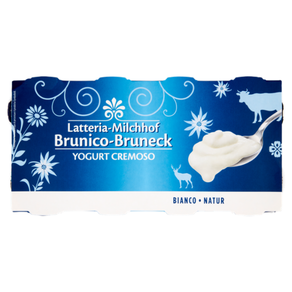 Latteria Brunico Yogurt Cremoso Bianco 8 x 125 g