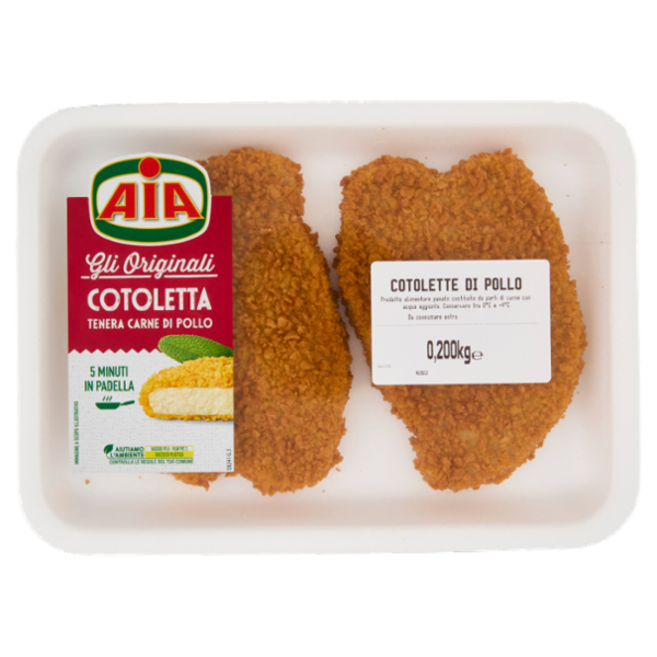 Aia gli Originali Cotolette di Pollo 0,200 kg