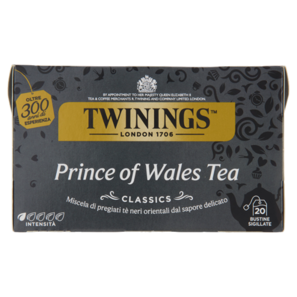 Twinings Prince of Wales Tea Tè nero 20 filtri The 40 g