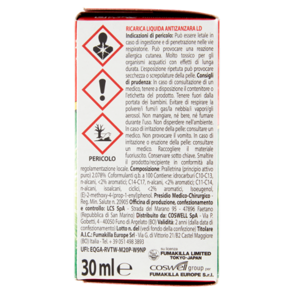 VAPE Liquido Menta Ricarica 30 ml