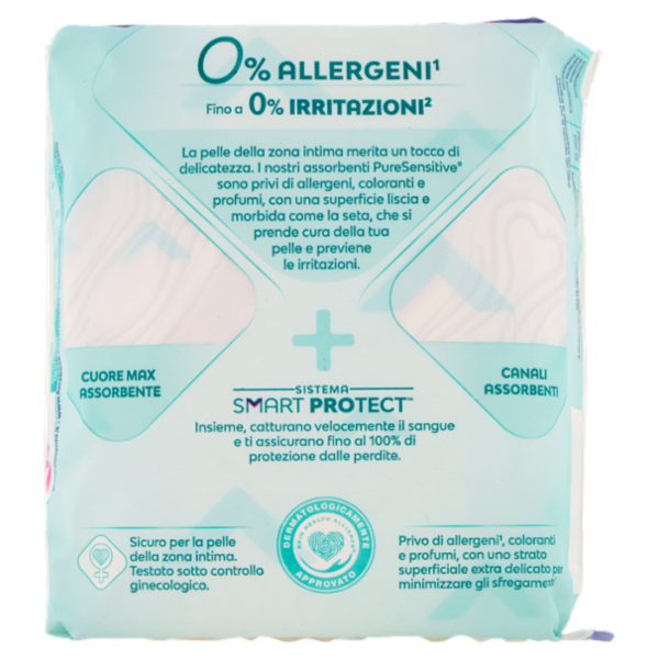 Nuvenia pure sensitive Ultra Notte+ con Ali 8 pz