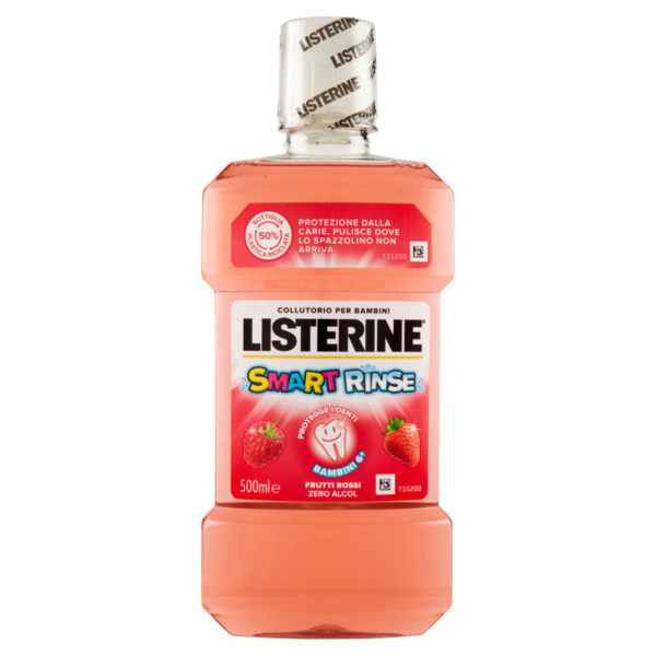 Listerine Smart Rinse Frutti Rossi 500 ml