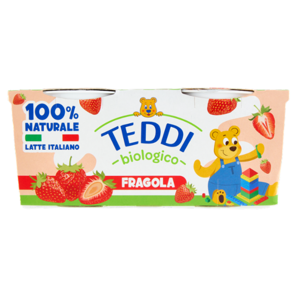 Teddi biologico Fragola 2 x 115 g