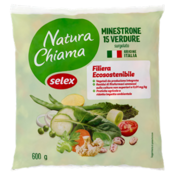 Selex Natura Chiama Minestrone 15 Verdure Surgelato 600 g