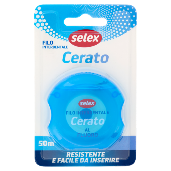 Selex Filo Interdentale Cerato al Fluoro 50 m