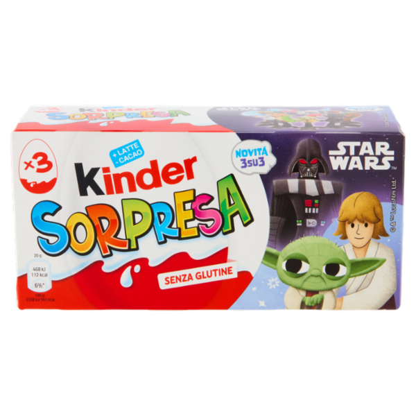 Kinder Sorpresa Star Wars 3 x 20 g