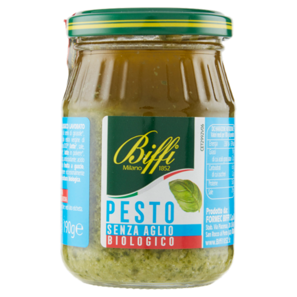 Biffi Che Sugo! Pesto Senza Aglio Biologico 190 g