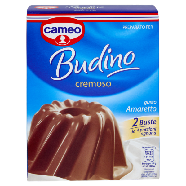 cameo Preparato per Budino cremoso gusto Amaretto 2 x 75 g