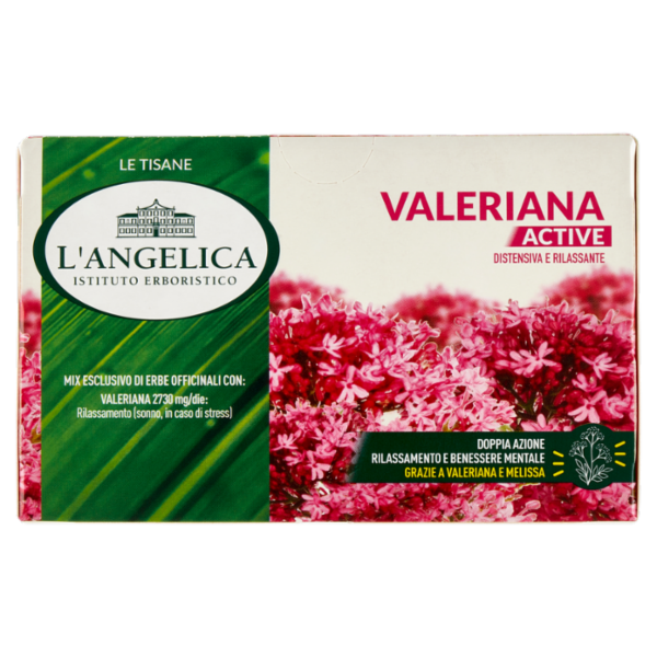 L'Angelica Le Tisane Valeriana Active 18 Filtri 32,4 g