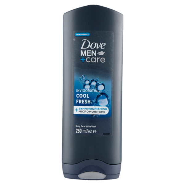 Dove Men+Care Invigorating Cool Fresh Body, Face & Hair Wash 250 ml