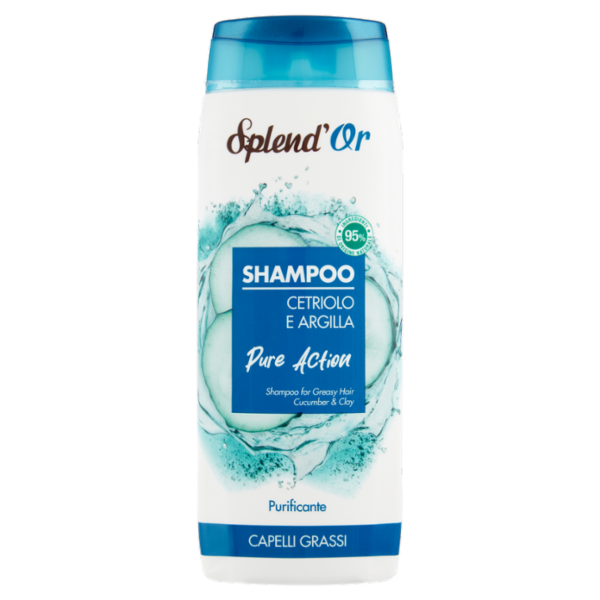 Splend'Or Shampoo Cetriolo e Argilla Pure Action Purificante 300 mL