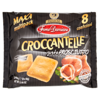 Forno Damiani Premium Croccantelle Gusto Prosciutto 8 x 30 g