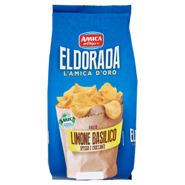 Amica Chips Eldorada Gusto Limone Basilico 130 g