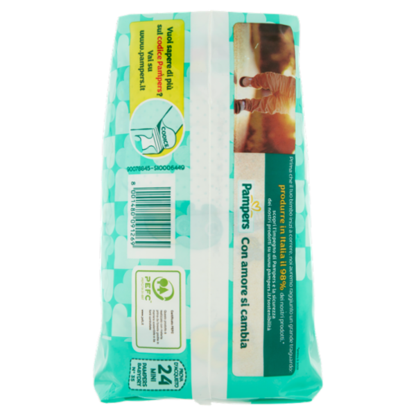 Pampers Baby-dry 2 Mini 24 pz