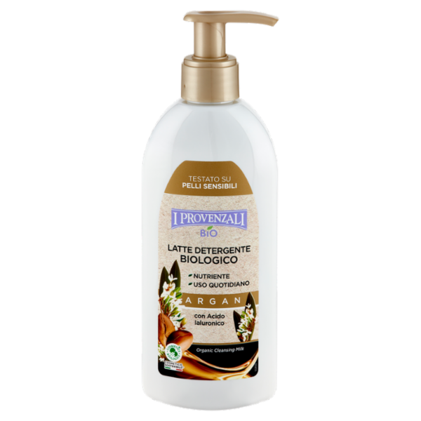 I Provenzali Bio Latte Detergente Biologico Argan 200 ml