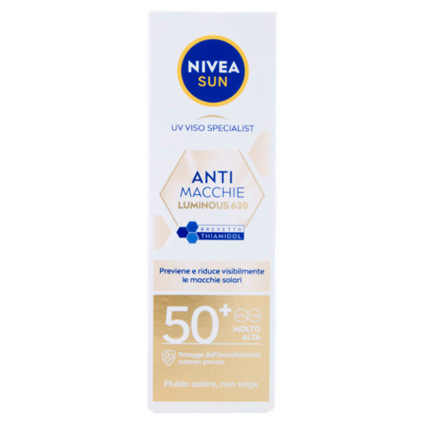 Nivea Sun UV Viso Specialist Anti Macchie Lumionous 630 50+ Molto Alta Fluido solare 40 ml