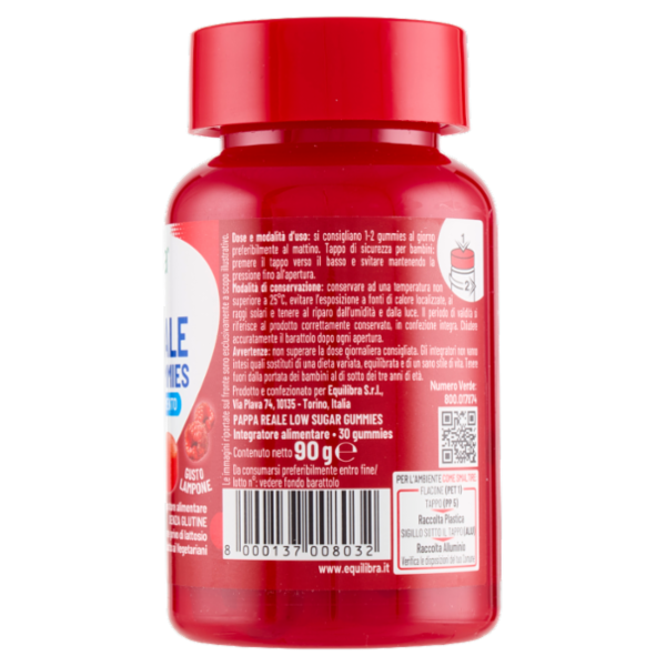 equilibra Pappa Reale Low Sugar Gummies 30 gummies 90 g