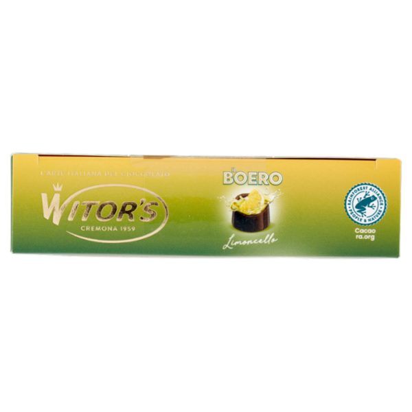Witor's il Boero Limoncello Cioccolato Extra Fondente con Liquore al Limoncello 50 g