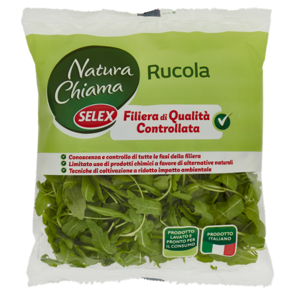 Selex Natura Chiama Rucola Lavata e Pronta per il Consumo 80 g