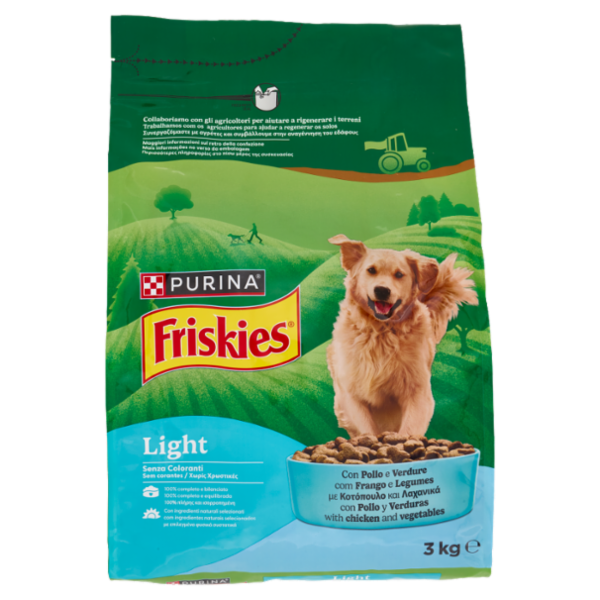PURINA FRISKIES Light Pollo e Verdure 3kg