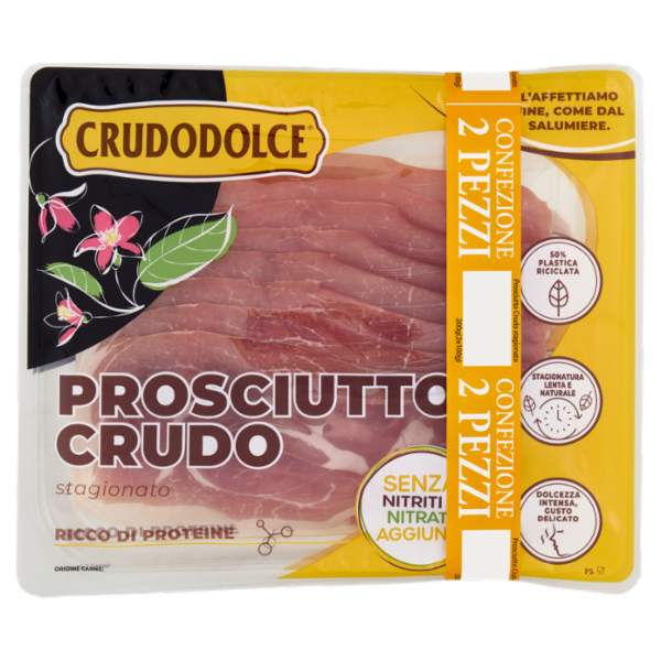 Crudodolce Prosciutto Crudo stagionato 2 x 100 g