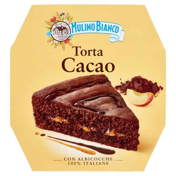 Mulino Bianco Torta Cacao con Albicocche 100% Italiane 590g