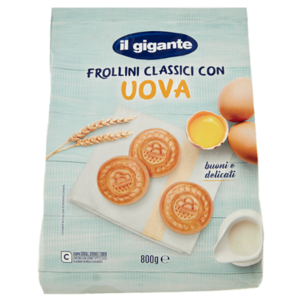 IL GIGANTE Frollini Classici con Uova 800 g