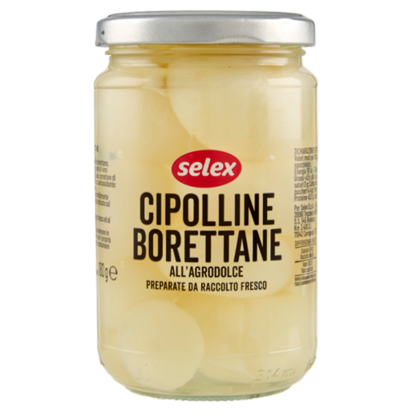 Selex Cipolline Borettane all'agrodolce 300 g