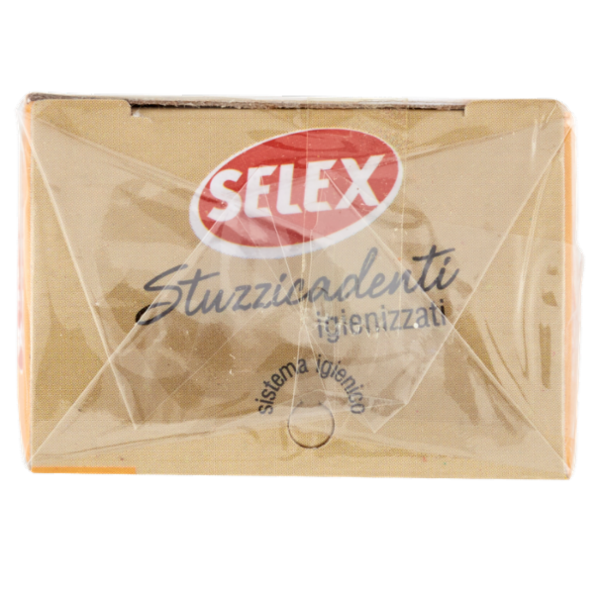 Selex Stuzzicadenti Doppia Punta in Betulla 200 pezzi