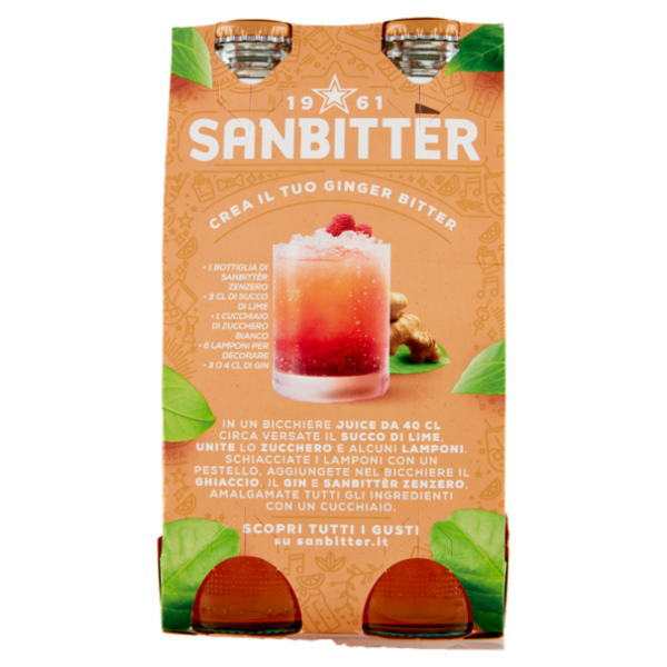 SANBITTÈR Zenzero 4x20cl