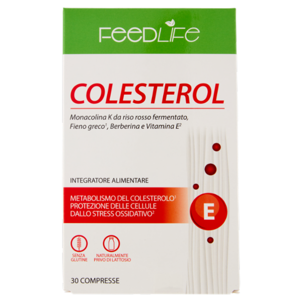 FeedLife Colesterol Compresse 30 x 525 mg