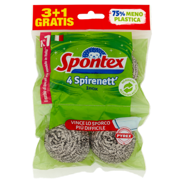 Spontex Spirenett' Inox x4