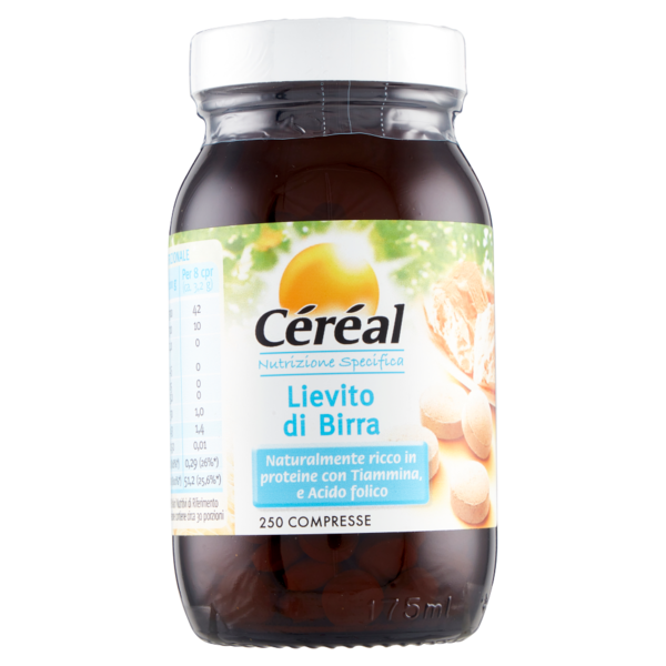 Céréal Nutrizione Specifica Lievito di Birra integratore 250 Compresse - 100 g