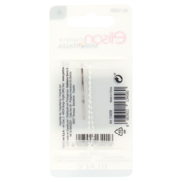 elison Accessori per Capelli Black 4 pz