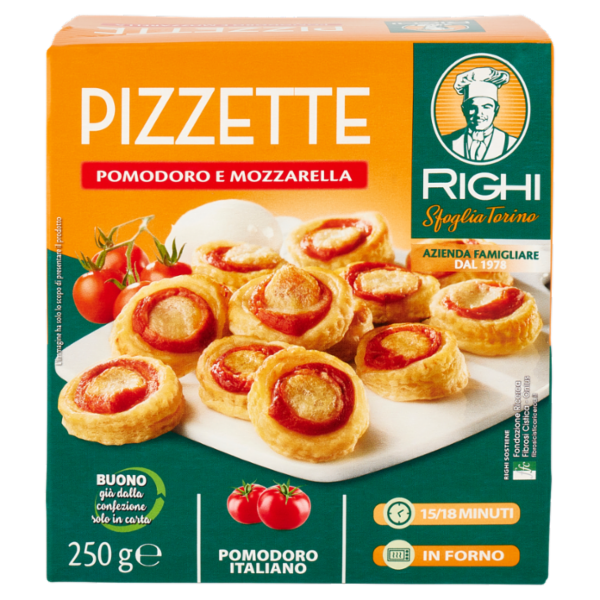 Righi Pizzette Pomodoro e Mozzarella 250 g