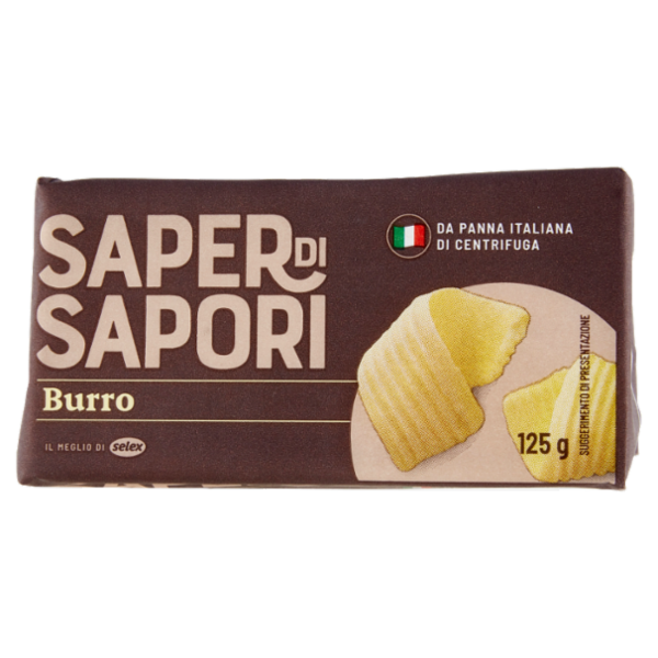 Selex Saper di Sapori Burro di Centrifuga 100% Italiano 125 g