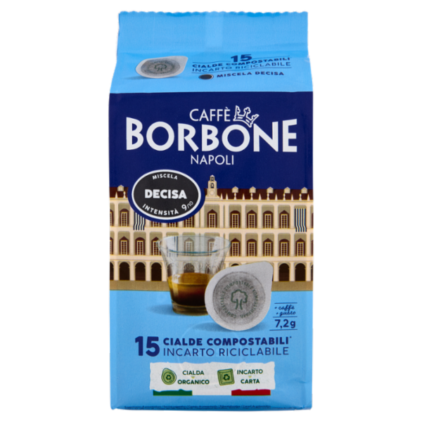 Caffè Borbone Miscela Decisa Cialde Compostabili* 15 x 7,2 g