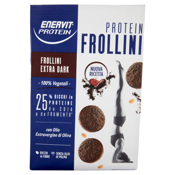 Enervit Protein 100% Vegetali Protein Frollini Extra Dark 200 g