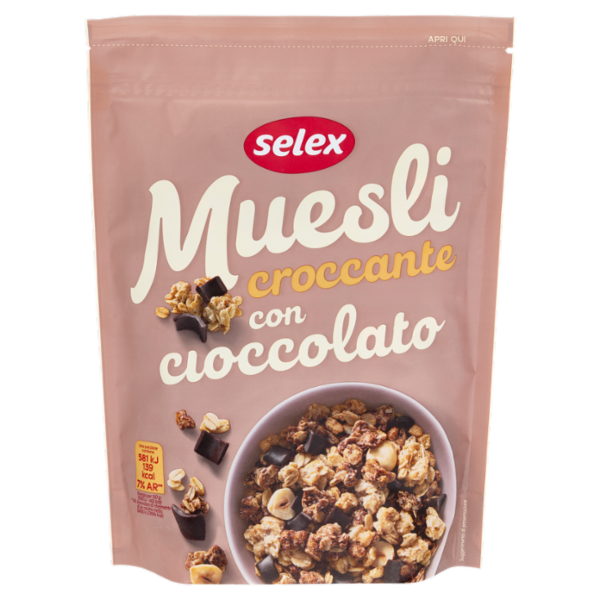 Selex Muesli Croccante con Cioccolato 375 g