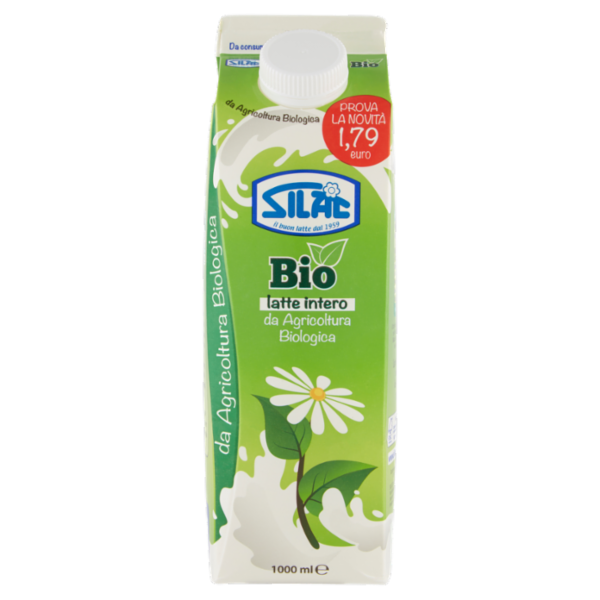 Silac Bio latte intero da Agricoltura Biologica 1000 ml