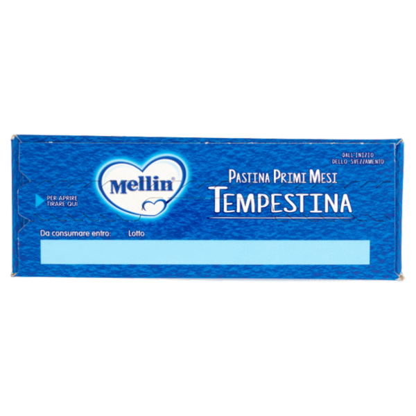 MELLIN Pastina 100% Naturale Tempestina con farina Grano Tenero 320 g